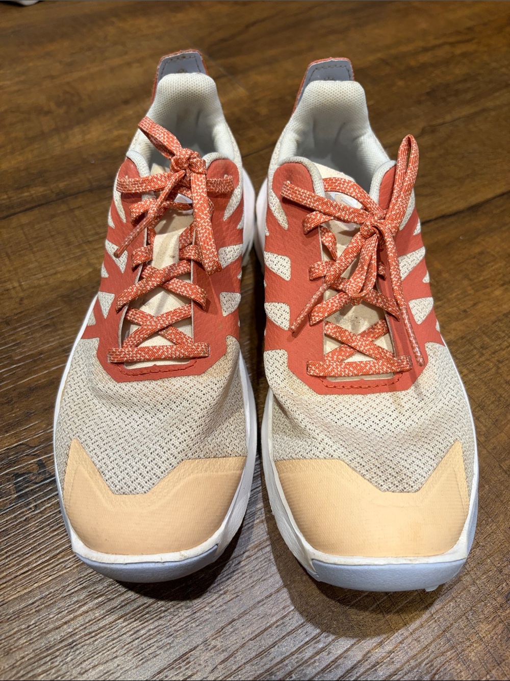 Salomon Girls Coral and Cream Trail Running Sneakers